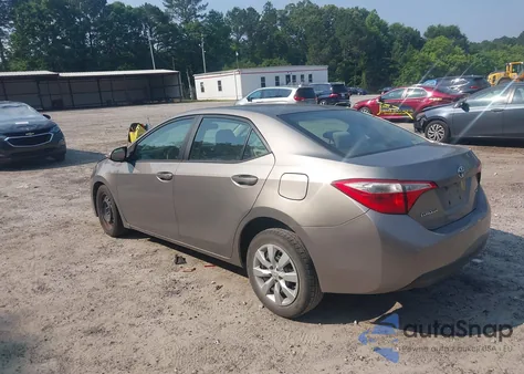 2015 Toyota Corolla L from USA, damaged, VIN 2T1BURHE2FC466021
